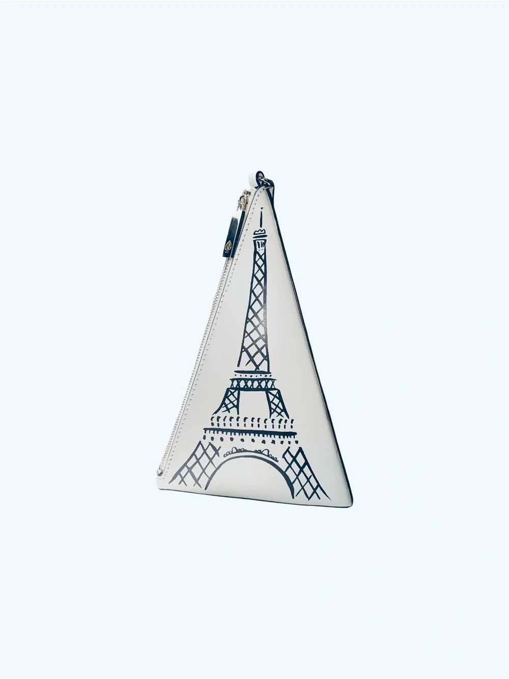 KATE SPADE MERRION SQUARE TRIANGLE EIFFEL TOWER WRISTLET IN CEMENT COLORWAY - Picture 3 of 8